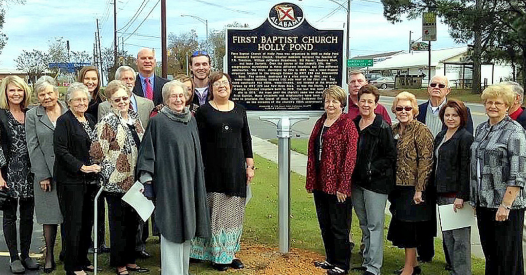 Holly Pond Historical Society Unveils New Marker The Cullman Tribune