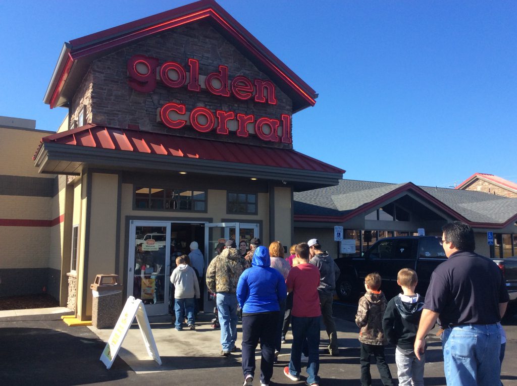 Locals line up for Golden Corral The Cullman Tribune