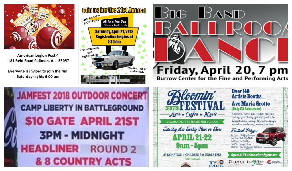 Weekend fun 7 events to enjoy The Cullman Tribune