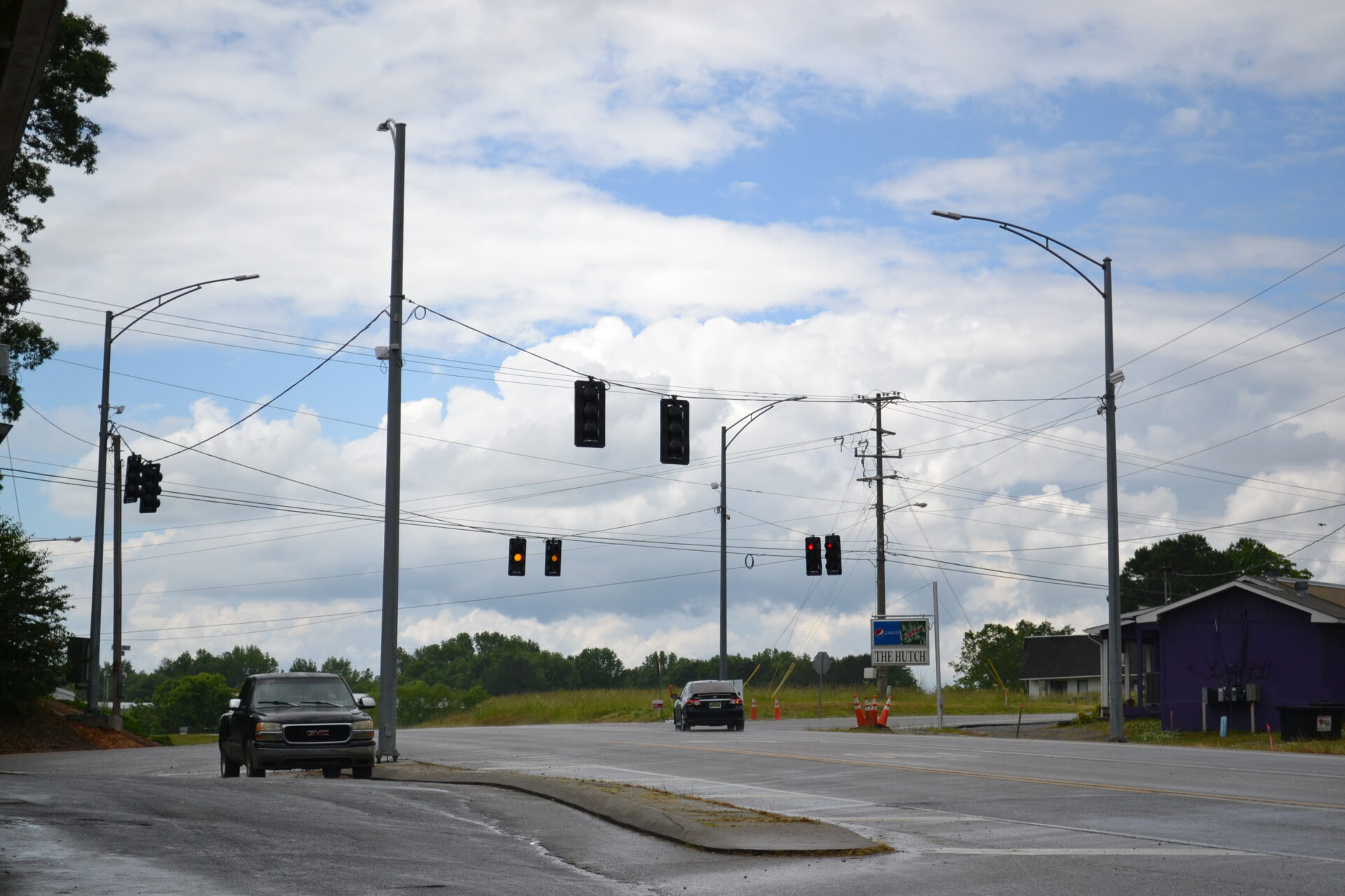 Long time coming: Traffic lights finally installed at Hwy. 69 and ...