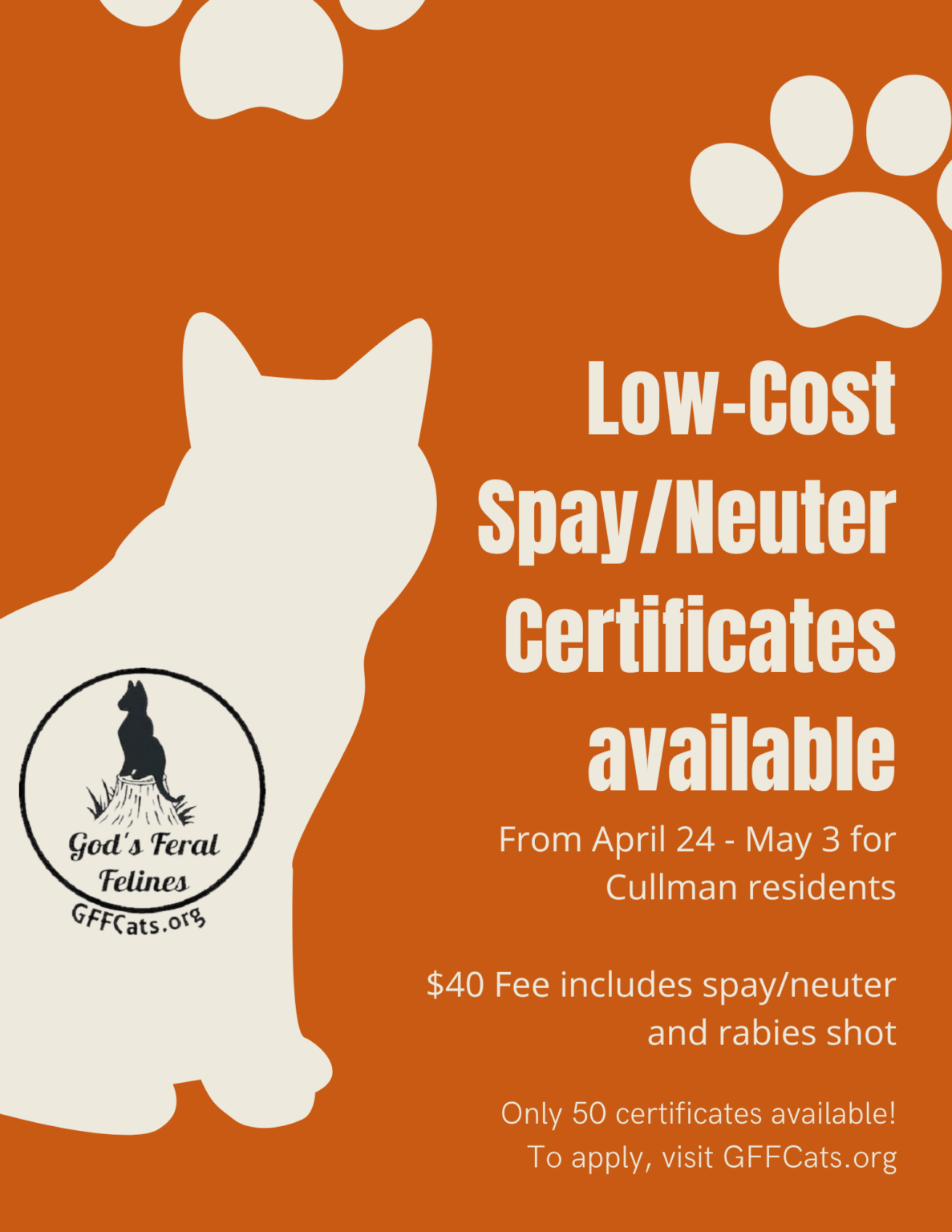 Low-cost spay/neuter certificates available - The Cullman Tribune