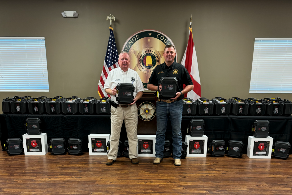 CCSO purchases 80 life-saving AEDs on commission